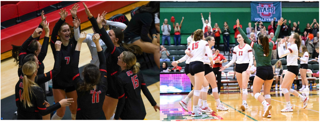 UMSL, WashU Volleyball Teams Move Up In National Top 25 Polls