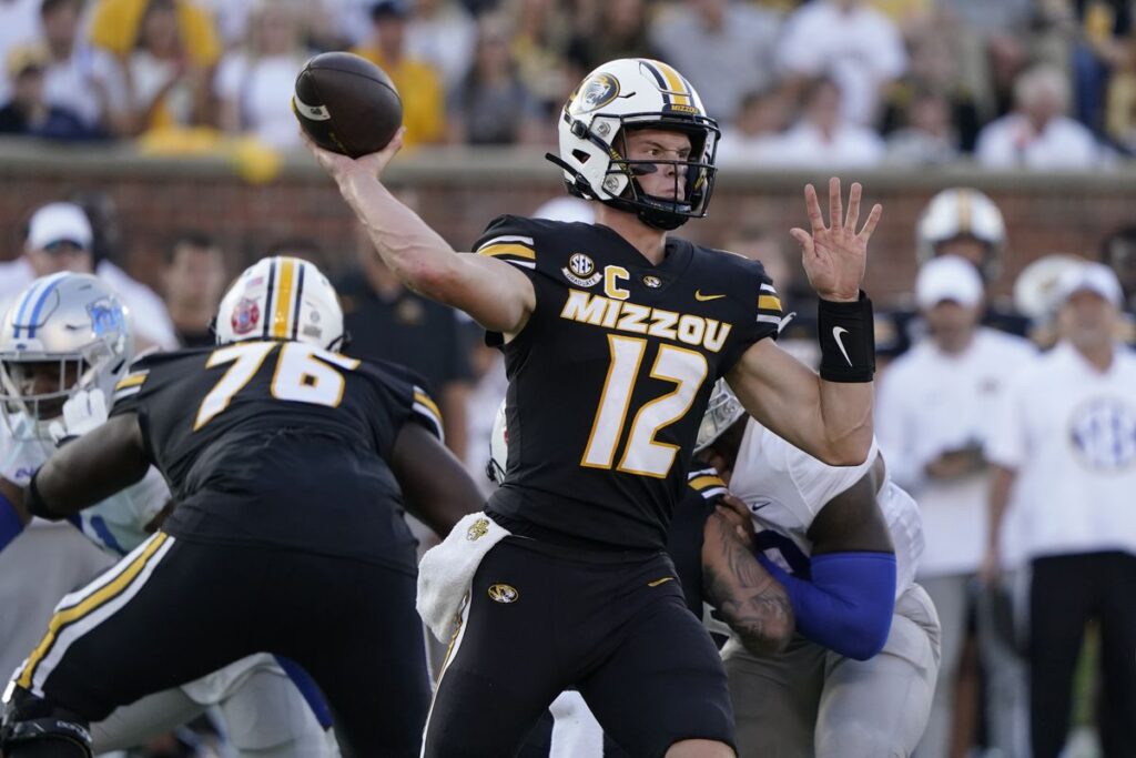 Mizzou QB Cook Breaks Impressive SEC Passing Record