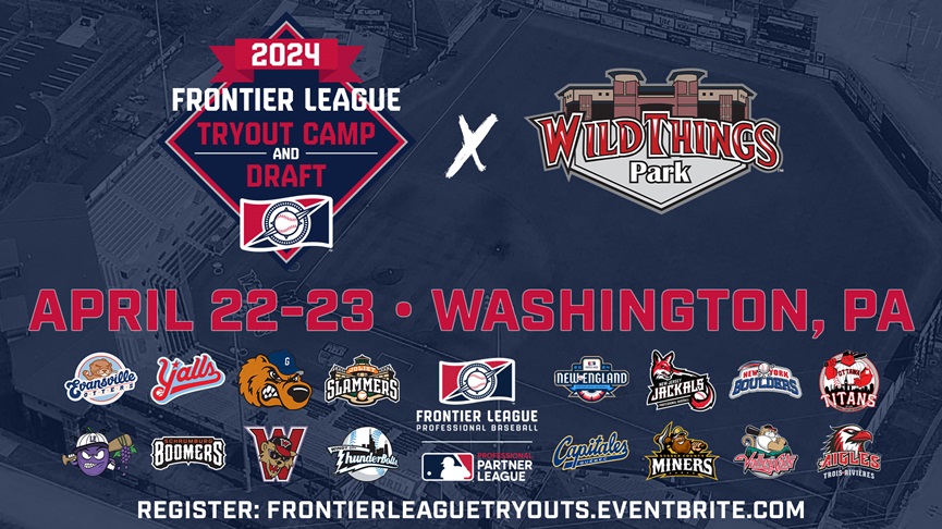 Frontier League Tryout Camp, Draft Set For April 22-23