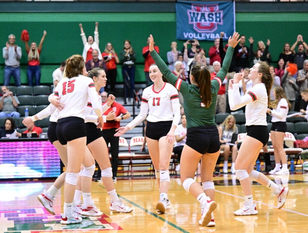 No. 8 WashU Takes Down Webster In Volleyball Action