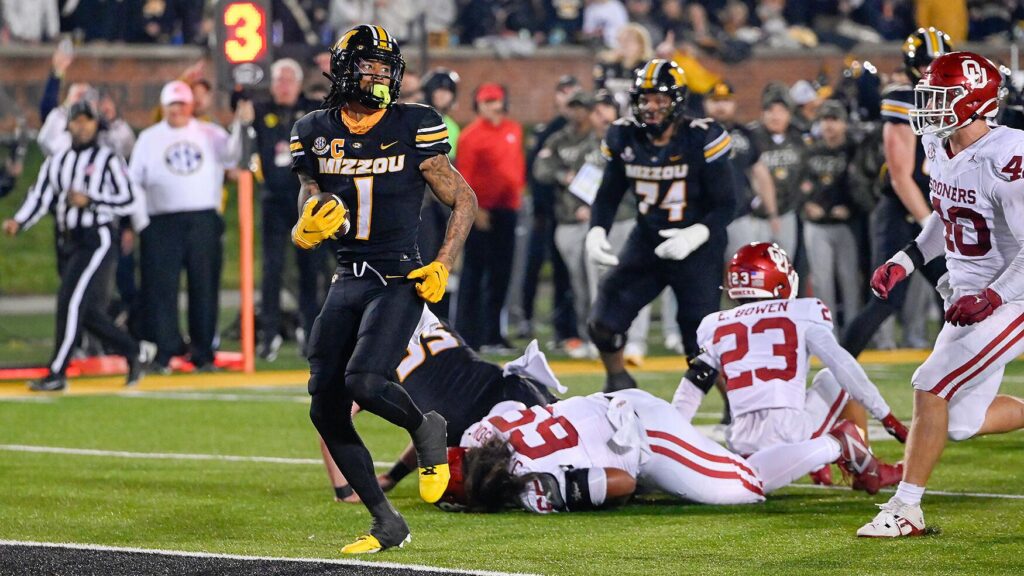 Two Touchdowns In Final Minute Lead Mizzou To Win Over Oklahoma